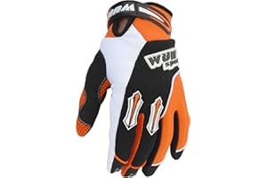 WULF STRATOS GLOVES Wulfsport Kids Stratos MX Gloves Junior Motocross Motorcycle Quad Biking Glove