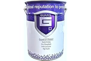 Guard EP Anti Corrosion Quick Drying High Build Zinc Phosphate Metal Primer Paint Red Oxide & Grey Oxide (5 Litres, Red Oxide)