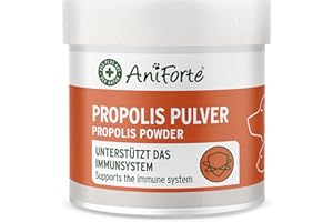 Própolis en Polvo de AniForte para perros y gatos 20g - Apoyo Natural al sistema inmunológico y a la piel a través del poder de la Naturaleza, el própolis fortalece el sistema inmunológico