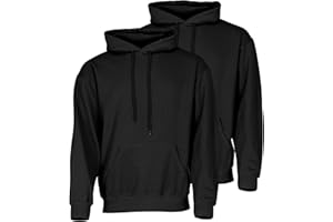 Fruit of the Loom Doppelpack Classic Kapuzen-Sweat Herren Hoodie 2er Pack + GRATIS MyShirt Stoffbeutel