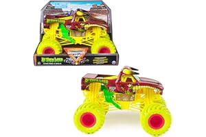 Monster Jam, EL Toro Loco Monster Truck, detailreiches Metall-Spritzguss-Fahrzeug zum Spielen und Sammeln im Maßstab 1:24, Coole Neon-Farben, Spielzeug für Kinder ab 3 Jahren