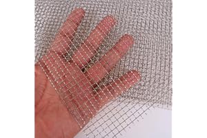 LINXIU Drahtgitter Feinmaschig Wire Mesh 30 X 21CM Feinmaschig Gitter Drahtgeflecht Edelstahl Drahtgewebe Metallgitter als Filterschutz Lüftungsgitter Insektenschut 4Stück