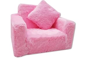 Odolplusz Fotel dziecięcy mini fotel krzesło dziecięce fotel relaksacyjny fotel do przytulania (różowy)