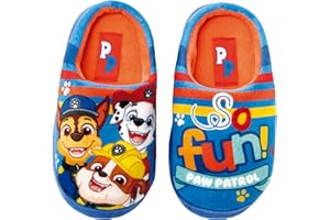 REQUETEGUAY Chaussures Paw Patrol La Pat’ Patrouille pour la maison | Paw Patrol Slippers | Pat’ Patrouille Chaussons pour enfant