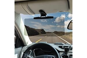 seOSTO Estensore Parasole Auto, Aletta Parasole Universale estensione parasole per auto, protezione antiabbagliante regolabile per auto, per tutte le auto, furgoni e camion