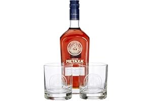 ‎METAXA Metaxa 12 Sterne im Geschenkset mit 2 Gläsern (1 x 0.7 l)