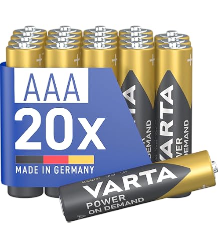 Pile Alcaline Panasonic AAA Confezione Da 20, Durata 7 Anni E Tecnologia Anti-Leak