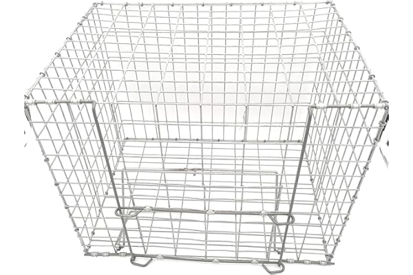 Nuisipro Cage à Oiseaux Mono-Capture – 1 entrée – Piège ou Transport – Acier Robuste – 40 × 30 × 30 cm