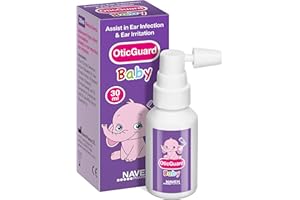 NAVEH PHARMA Otic Guard Baby Ear Drops – Natural Ear Oil for Ear Wax Removal & Infection Relief – Gentle Ear Cleaner for Babies, Toddlers & Kids – Soothes Itchy Ears & Swimmer’s Ear
