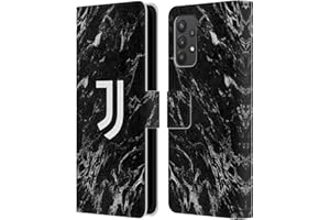 Head Case Designs Licenza Ufficiale Juventus Football Club Nero Marmoreo Custodia Cover in Pelle a Portagoglio Compatibile con Galaxy A32 5G / M32 5G (2021)