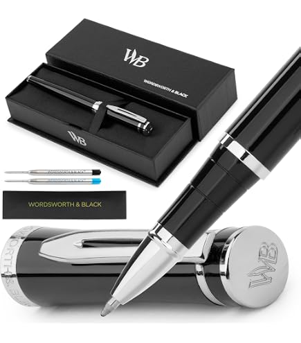 Cerruti 1881 Hamilton Penna Roller In Metallo Cromato Scuro - Con Cofanetto Regalo, Eleganza E Stile - 3