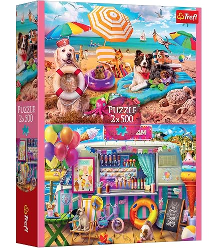 Ravensburger Puzzle-Set 'Urlaubserinnerungen' – 2 X 500 Teile Für Erwachsene