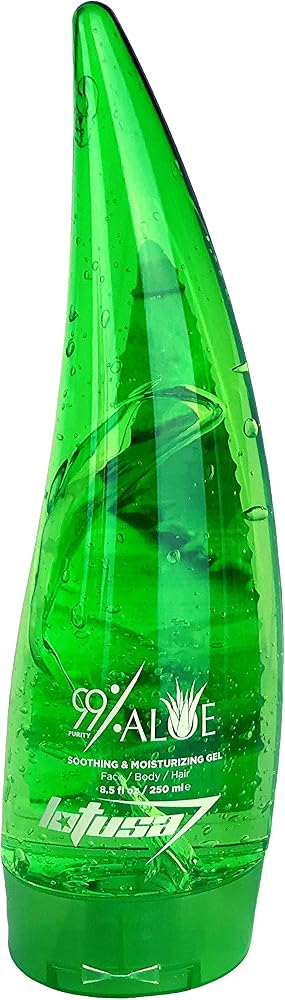BioRLX LotUSA %99 Saflıkta Aloe Vera Jel Yüz, Vücut ve Saçlar ve Yatıştırıcı, Nem, Güneş Yanıkları, Kırışıklık Karşıtı, Yaşlanma Karşıtı, Döküntüler, Tıraş Makinesi Darbeleri, Kuru Cilt, Güneş Sonrası (250 ml (8,5 fl oz)