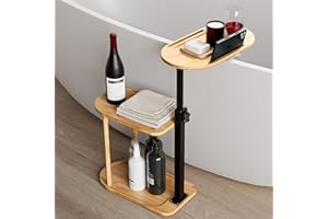 YUMKFOI TAIKOUL Plateau de Baignoire à 3 Couches, Plateau de Baignoire autoportant, en Bambou, pour Baignoire Contre Mur, étagère de Baignoire, Organisateur de Salle de Bain, étagère pour Spa de Luxe