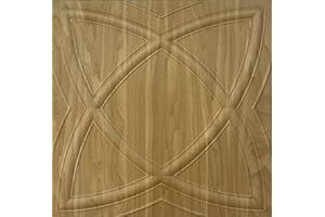 EURODECO (10 mq / 40 pezzi) Pannelli per pareti Pannelli per controsoffitti Rivestimenti per pareti Decorazioni per pareti Stickers murali Aspetto legno MATERIALE POLISTIROLO