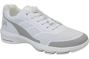 Henselite Mens HM75 Lightweight Impact X Lawn Bowls Shoes Navy