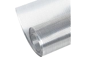 AggAuto 100x33cm Argentée grille de course, Taille du trou de Circulaire de 4mm, grille en aluminium, universels grille de radiateur de voiture