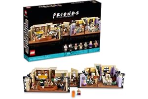 LEGO Icons The Friends Apartments 10292, Friends TV Show Gift from Iconic, modèle détaillé de l'ensemble, ensemble de construction de collectionneurs avec 7 figurines de vos personnages préférés