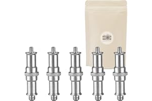 ADAPTOUT 5 x Spigot 1/4 3/8 Studio Flash Stand Adapter Studio Głowica kulowa Uniwersalny uchwyt do butów