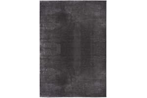 ‎THE CARPET the carpet Relax – Superweiches Badezimmerteppich, Flauschige Badematte in Felloptik, rutschfest & Waschbar (30°C), Ultra Soft Badvorleger Anti-Rutsch für Bad & WC, Anthrazit, 80 x 150 cm