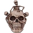 Nemesis Now Breaking Free Skeleton Emerging from Skull Ornament 17.7cm, Resin, Natural