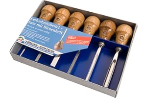 Kirschen Jeu de 6 outils de sculpteur, en carton