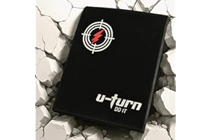 Genérico Shammy Bowling Ball Towel en cuir de buffle, (18 x 21 cm) Serviette de bowling, chiffon de nettoyage, coussin, chamois, accessoires pour le Bowling (Noir) U-Turn Sport