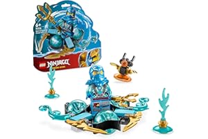 LEGO 71778 Ninjago Spinjitzu Drift el Poder del Dragón de NYA, Juguetes Giratorios Coleccionables Ninja para Niños y Niñas a Partir de 6 Años para Realizar Trucos, con Minifigura NYA, Regalo Pequeño