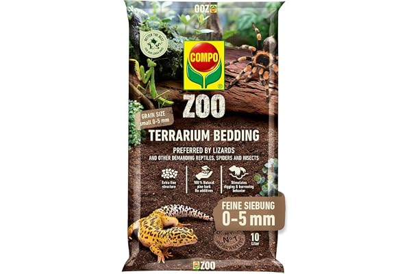 COMPO Zoo terrarie-substrat universellt, fint korn 0–5 mm