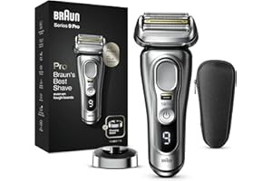 Braun Series 9 Pro 9417s rasoir électrique barbe homme, tête 4+1 avec tondeuse ProLift, rasoir avec autonomie de 60 min, utilisation Wet & Dry