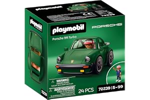 PLAYMOBIL | Bilar x Porsche 911 Turbo | Klassisk modell G i Collector's Edition med figur och tillbehör | För 5-åriga fans
