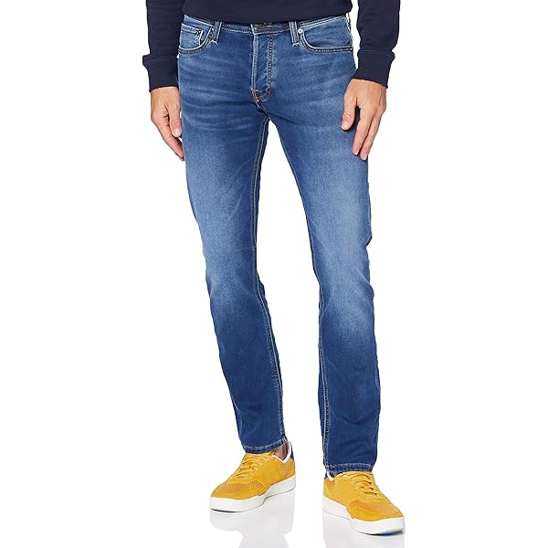 JACK & JONES heren jeans, Denim Blauw, 36W / 34L