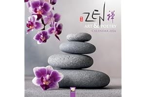 Zen Art & Poetry Wall Calendar 2026 (Art Calendar)