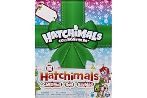 Hatchimals Colleggtibles, Coffret Cadeau Surprise 12 de Noël, pour Les Enfants À partir de 5 Ans