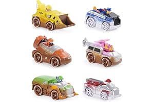 LA PAT' PATROUILLE – PAT' PATROUILLE TRUE METAL – Coffret de 6 voitures True Metal Pat' Patrouille – Paw Patrol – 6058351 – Jouet Enfant 3 Ans et +