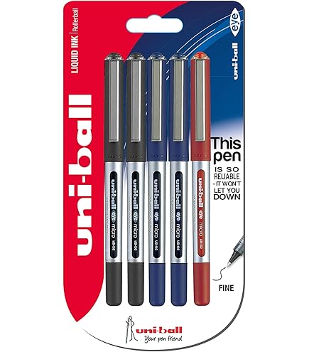 Penna Roller Uni-ball Eye UB-150 Micro 0.2 Mm - Rosso, Scrittura Precisione E Indelebile - Foto 4