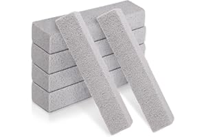 WLERTCOP Bloques Bilstein para el inodoro, paquete de 6 almohadillas para limpiadores de inodoros, bloques de limpieza de inodoros, removedor de piedra de orina fuerte, piedra limpia para barbacoa, cocina