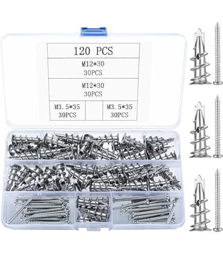 TIMCO Stella Fix Universal Anchors - M5 X 55mm For Plasterboard & Solid Materials