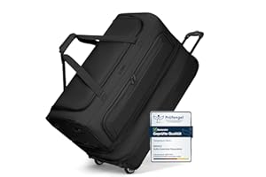 REDOLZ 2-Rollen große Trolley-Reisetasche | Volumen erweiterbar von 98 auf 119 Liter mit Dehnfalte | Damen & Herren (70 cm, extra Bodenfach)