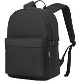 Kono Lightweight School Backpack for Teens, School, Black | 15.6" Laptop Compartment, Large Capacity, Multiple Pockets, Men a