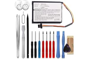 subtel, battery sat nav compatible with TomTom Start 50, Start 52, Start 45 (800mAh, 3.7V) + Tool-kit Replacement battery 6027A0090721