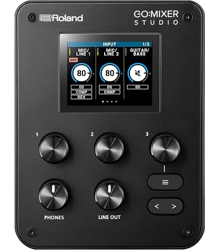 Roland GO Mixer PRO-X Audio Mixer for Smartphones and Livestreams