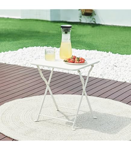 Lazy Susan Willow Table Carrée 45 Cm Fonte D'Aluminium - Bronze Ancien Jardin