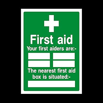 V Safety First Aid Post – Ritratto 150 x 200 mm – 2