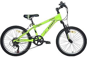 Umit 20 Bicicleta Pulgadas XR-200, Partir de 6 años, con Cambio y Suspension Delantera, Unisex niños, Verde