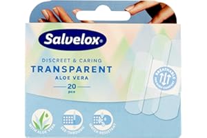 SALVELOX Tiritas Salvequick Transp Aloe Vera 20U