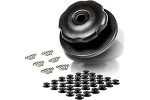 CARGO VA Intelligent Vehicle Accessories 30 Rundknöpfe mit Schrauben - Planenknöpfe - perfekt zum Befestigen von Anhängernetzen und Planen