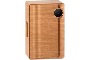 Miratic Elektromechanische Türklingel Kabelgebunden für Klingel Haustür 80dB IP20 unter 230V-Installation (Eiche)