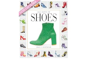 WORKMAN CALENDARS 365 Days of Shoes Picture-A-Day® Wall Calendar 2025: An Obsessive Extravaganza