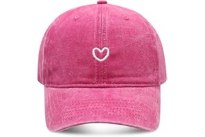 MAZELIKEHOOD Baseball Cap Adjustable Unisex Breathable Sport Heart Sun Hat for Women Men